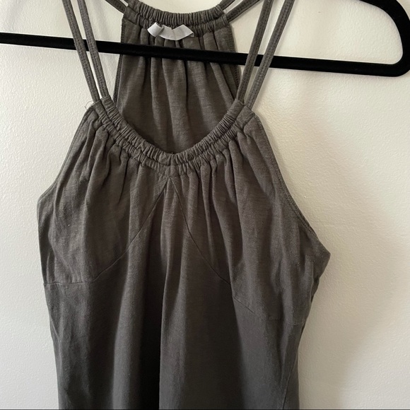 Athleta Halter Knit Tank Dress Built in Bra - Picture 3 of 7